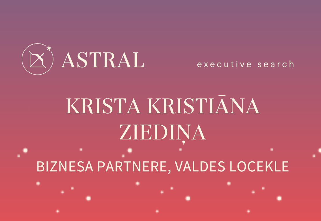 Iepazīsti mūsu komandu – KRISTA KRISTIĀNA ZIEDIŅA