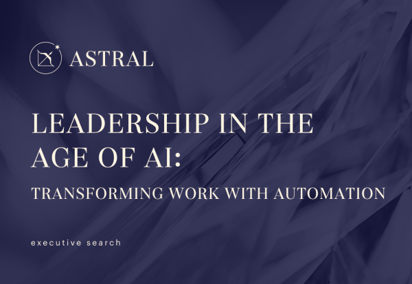 Leadership in the age of AI: Transforming work with automation