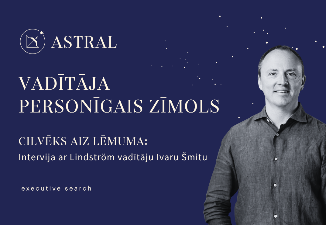 THE PERSON BEHIND THE DECISION: Head of Lindström Ivars Šmits