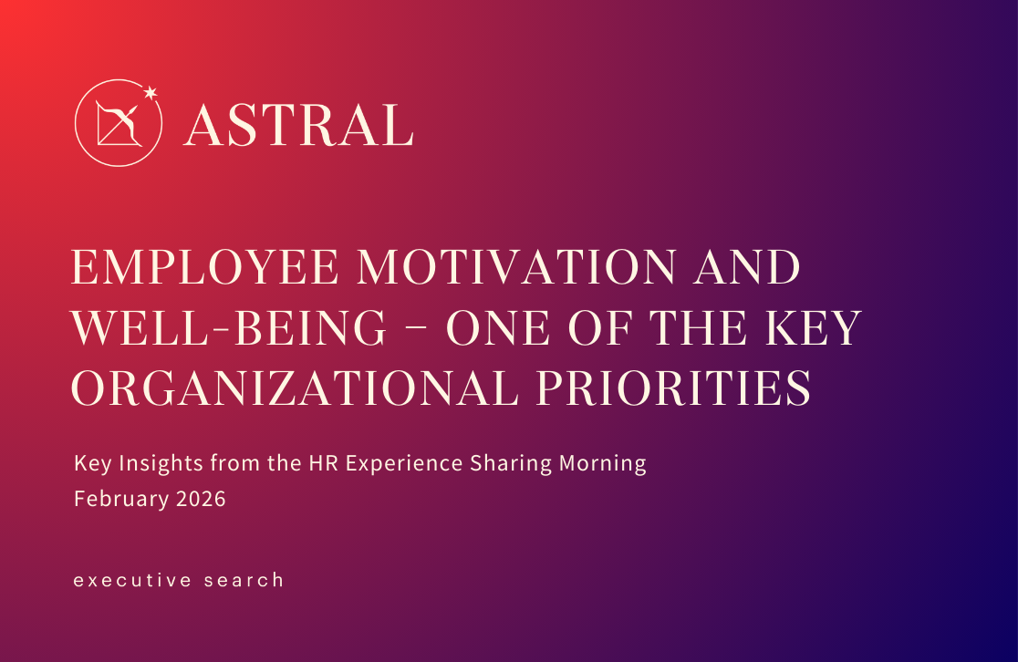 Employee motivation and well-being – one of the key organizational priorities