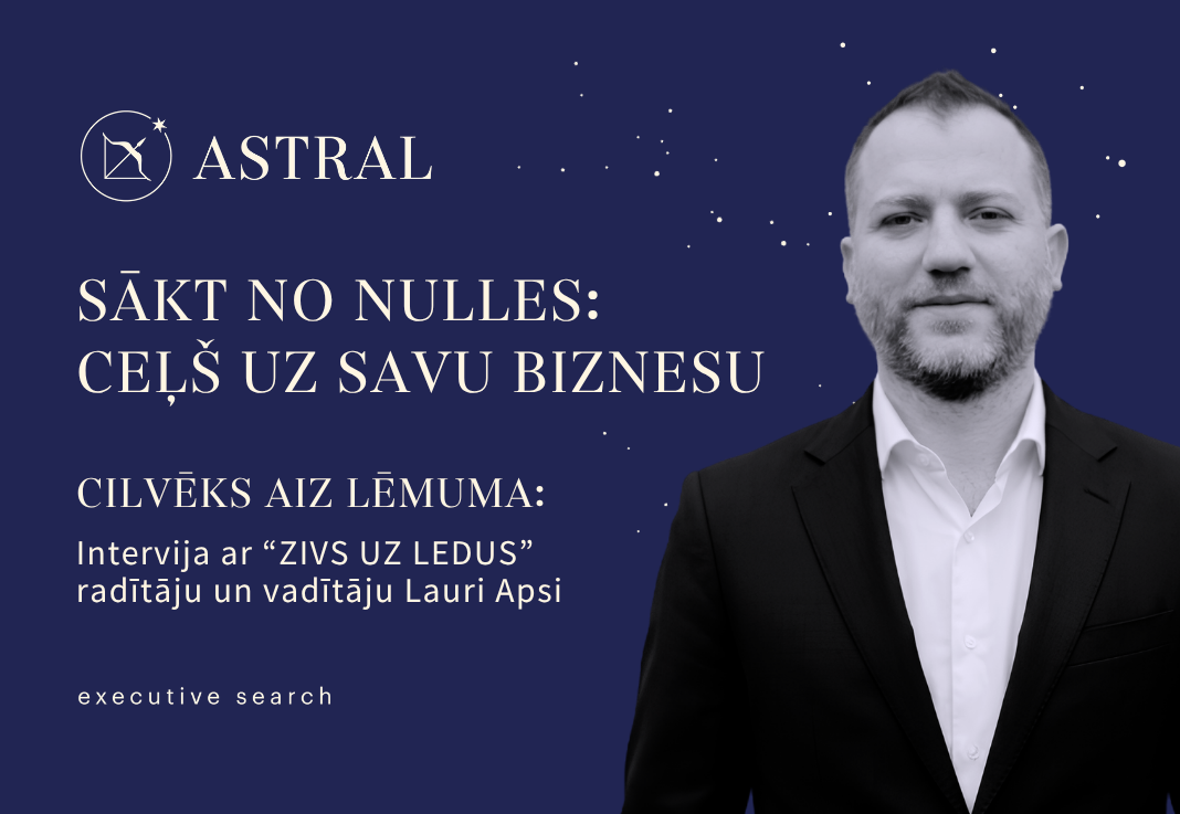CILVĒKS AIZ LĒMUMA: Lauris Apsis, uzņēmuma “ZIVS UZ LEDUS” radītājs un vadītājs