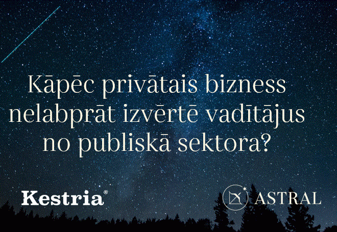 Kāpēc privātais bizness nelabprāt izvērtē vadītājus no publiskā sektora?